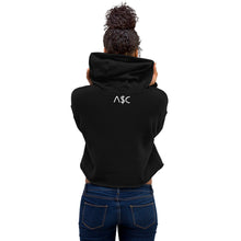 Load image into Gallery viewer, ASC Crop-Top Hoodie Black